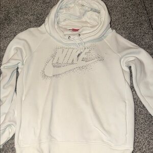 Nike Cream Hoodie with Logo